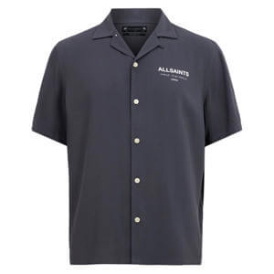 AllSaints Underground Relaxed Fit Logo Shirt